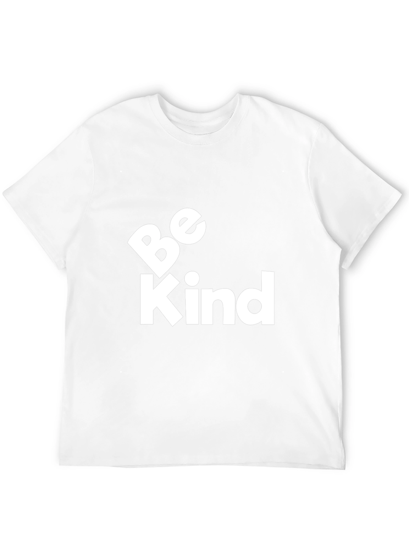 Be Kind Graphic Tee - Black Cotton Comfort