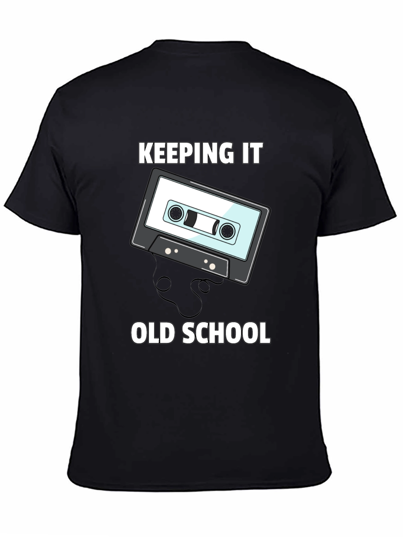 Keeping It Old School Cassette Tape Graphic Tee