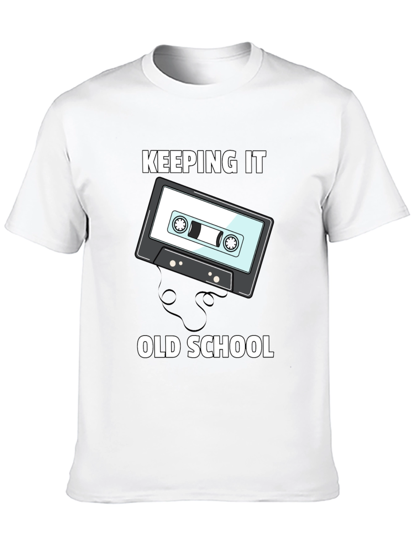Keeping It Old School Cassette Tape Graphic Tee
