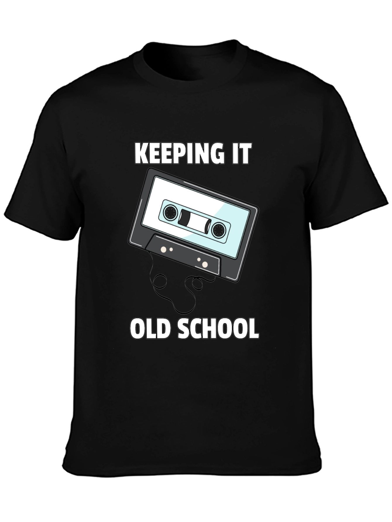 Keeping It Old School Cassette Tape Graphic Tee