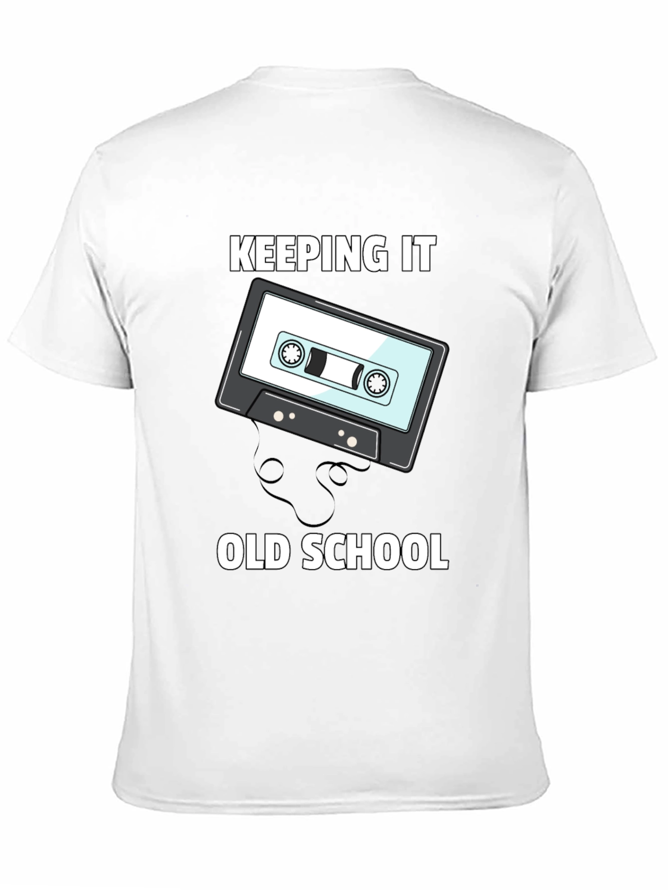 Keeping It Old School Cassette Tape Graphic Tee