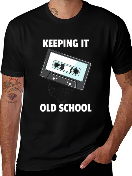 Keeping It Old School Cassette Tape Graphic Tee