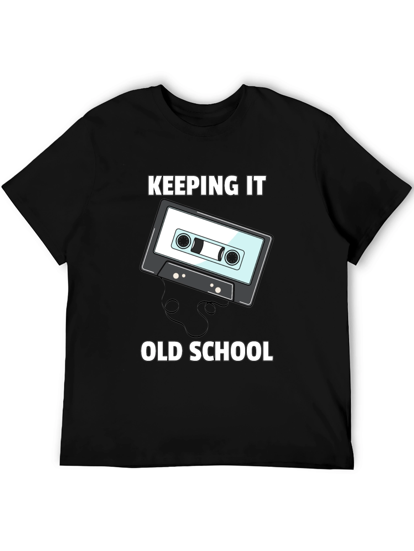 Keeping It Old School Cassette Tape Graphic Tee