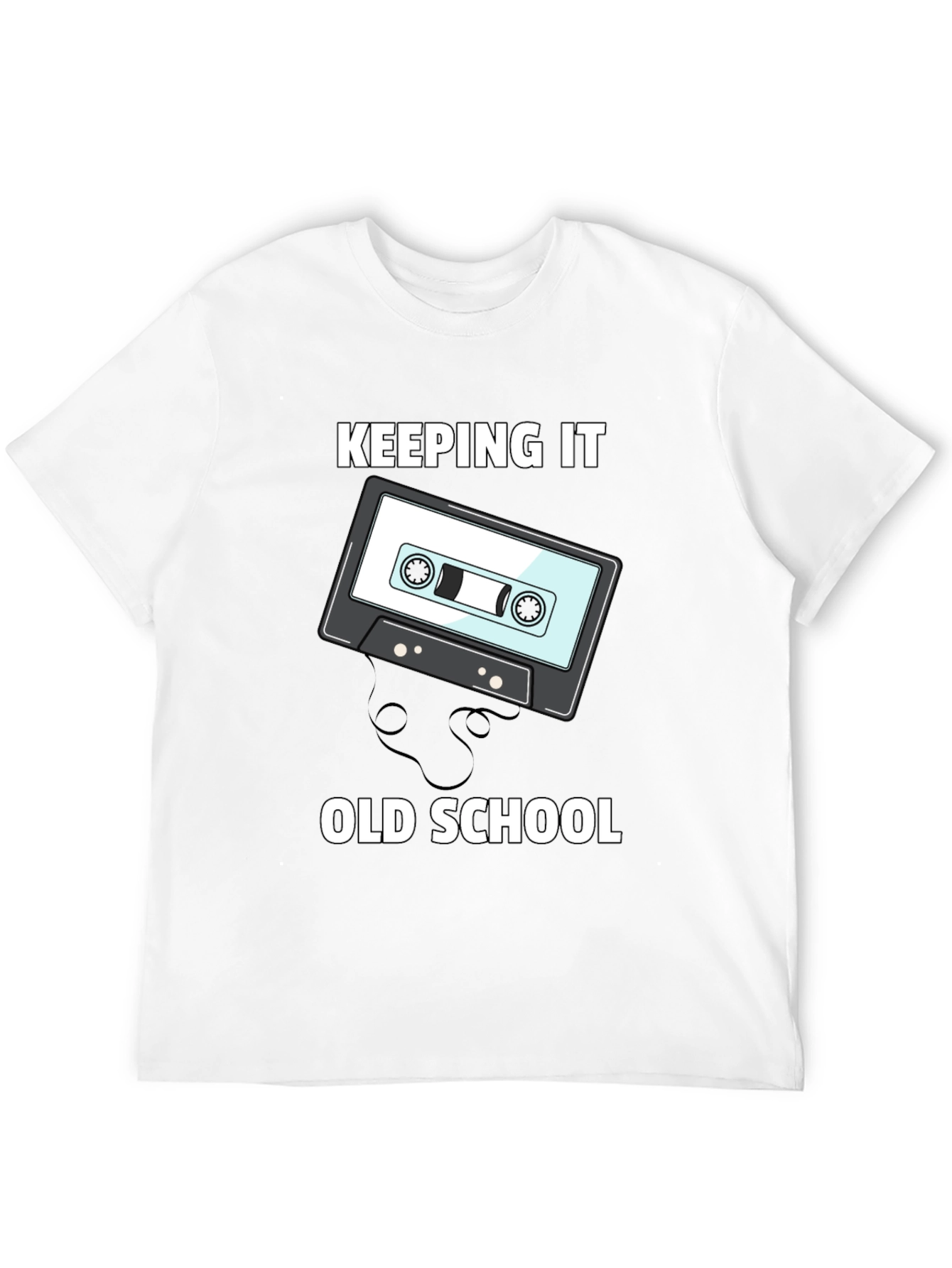 Keeping It Old School Cassette Tape Graphic Tee