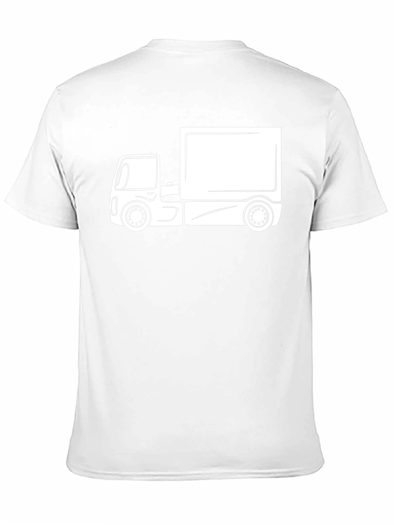 Truck Graphic Tee - Black Cotton Blend