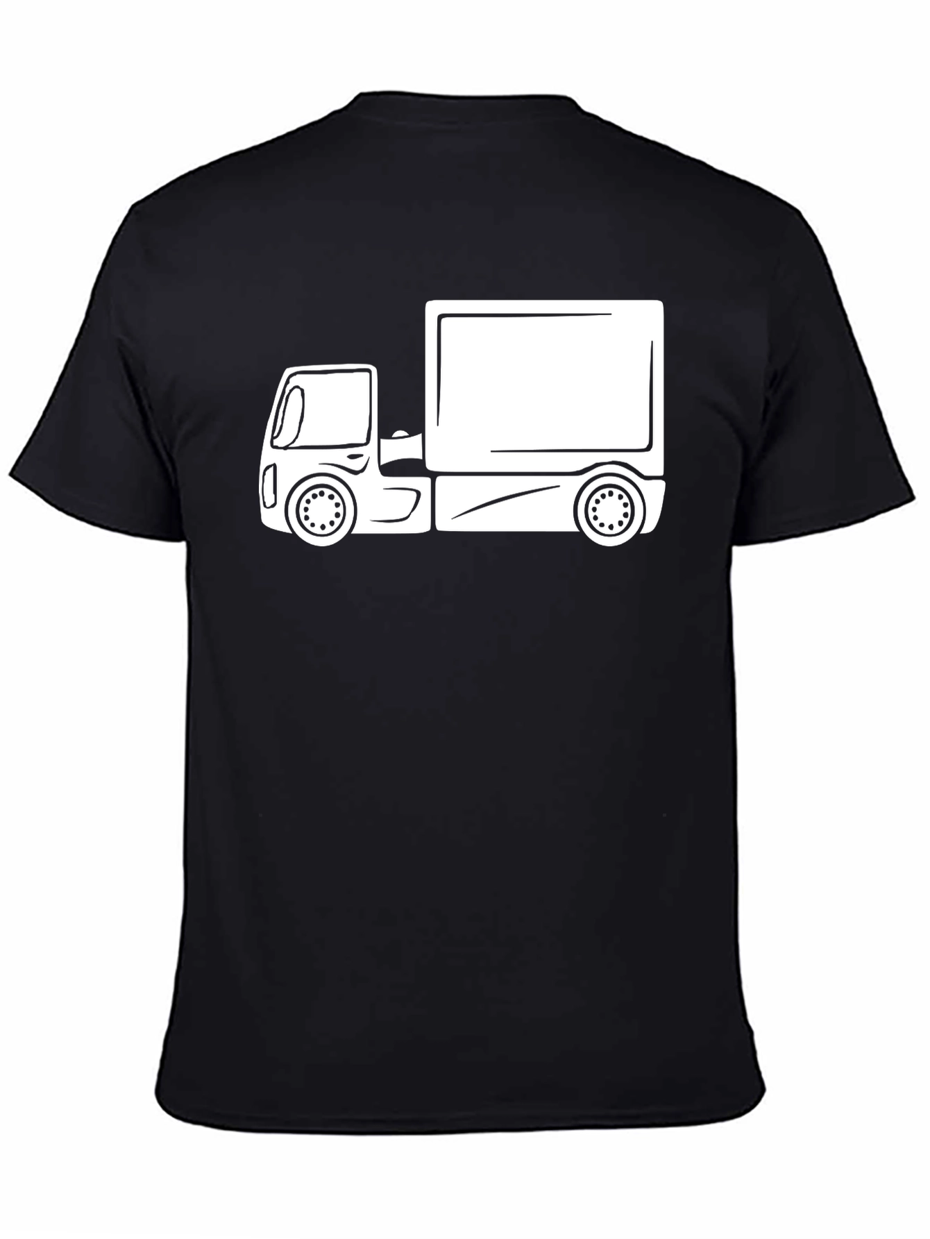 Truck Graphic Tee - Black Cotton Blend