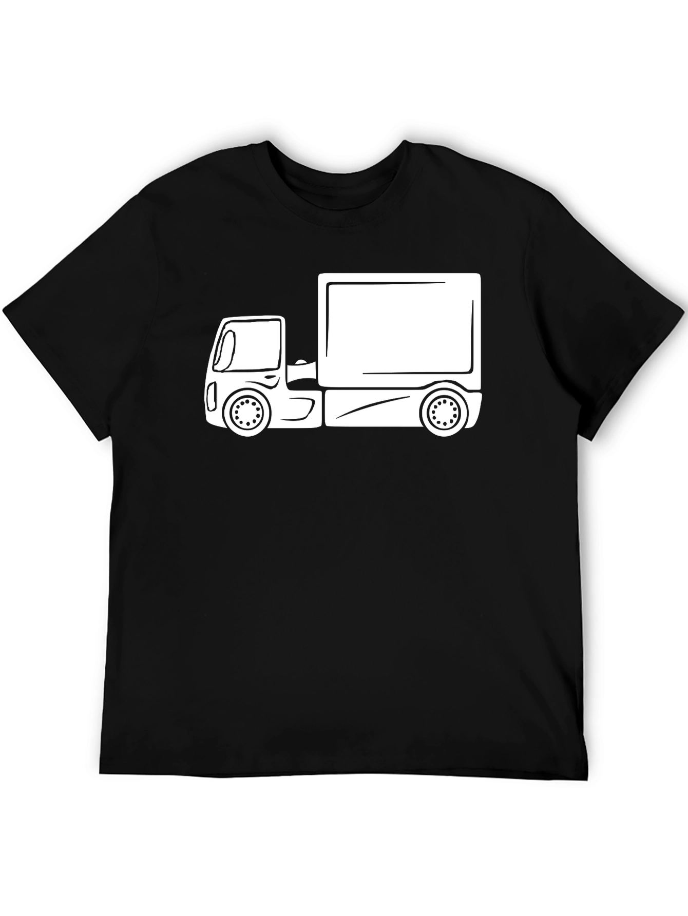 Truck Graphic Tee - Black Cotton Blend