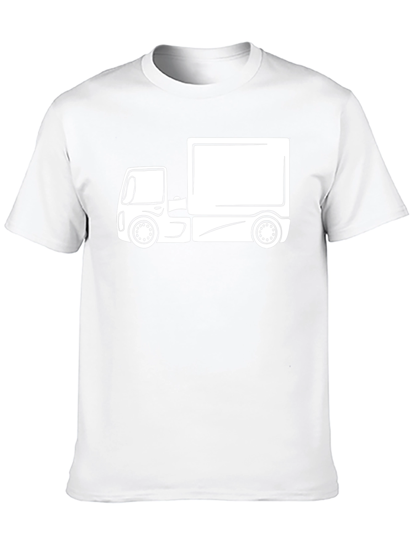 Truck Graphic Tee - Black Cotton Blend