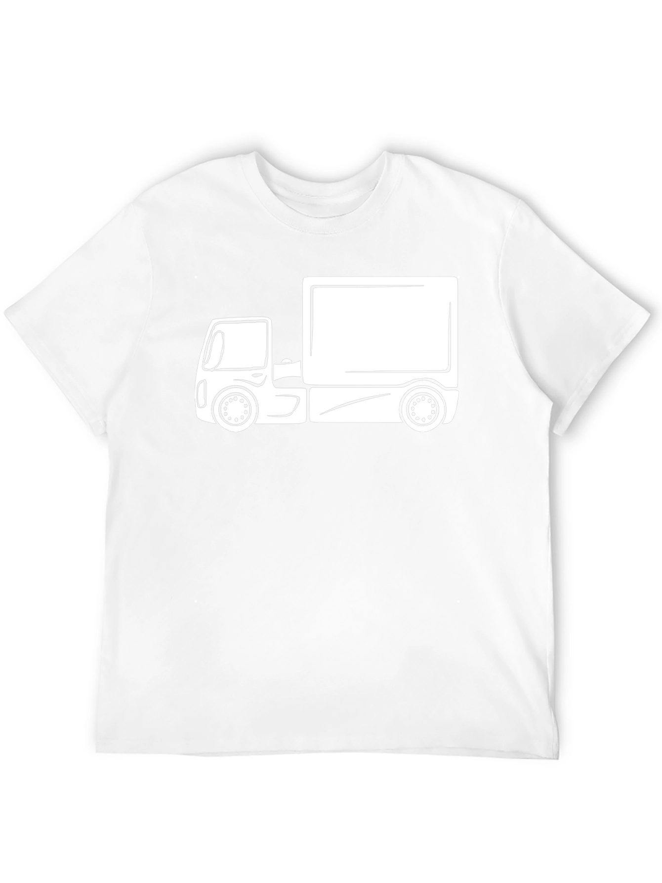 Truck Graphic Tee - Black Cotton Blend