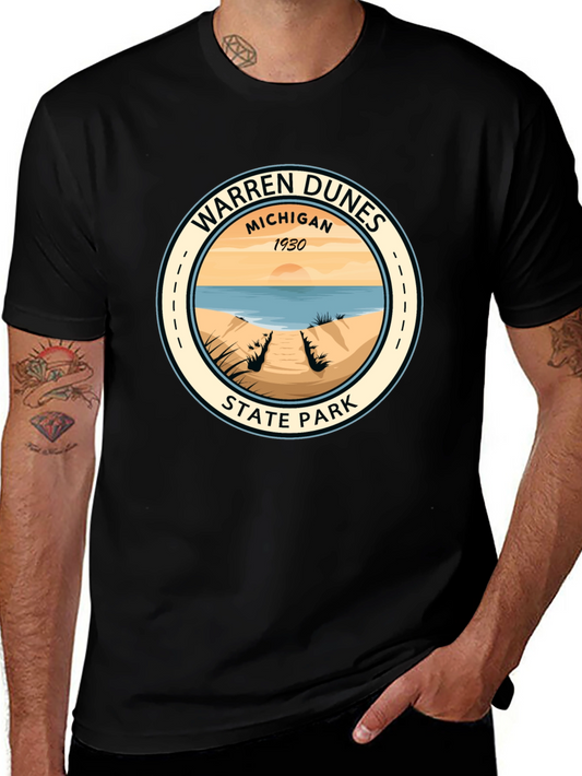 Warren Dunes State Park Black T-Shirt