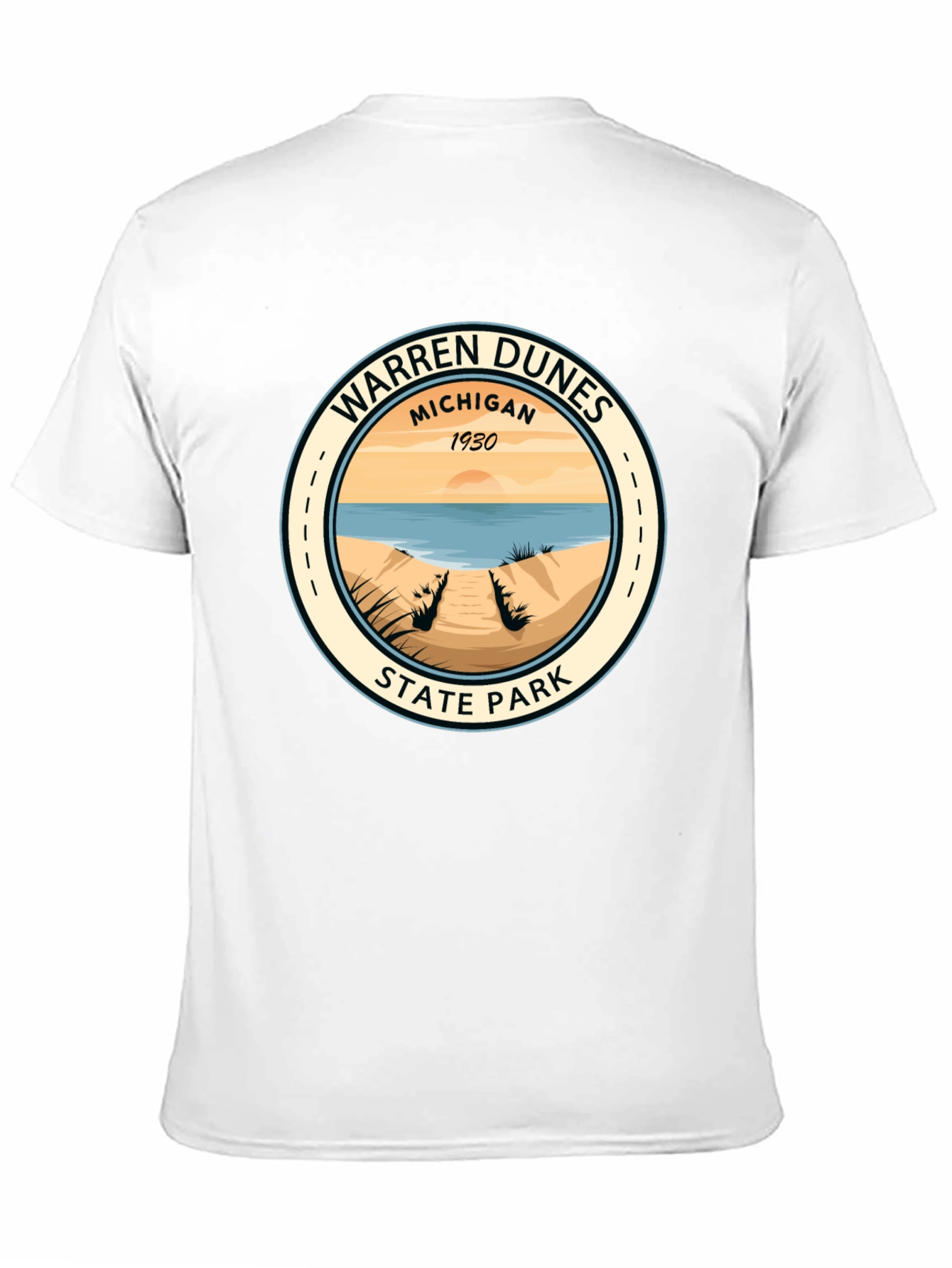 Warren Dunes State Park Black T-Shirt