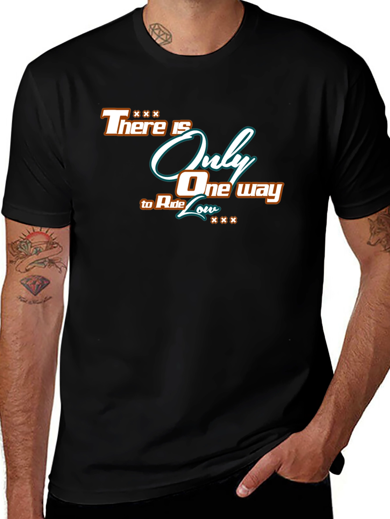 Ride Low Graphic T-Shirt - Stylish Cotton Tee