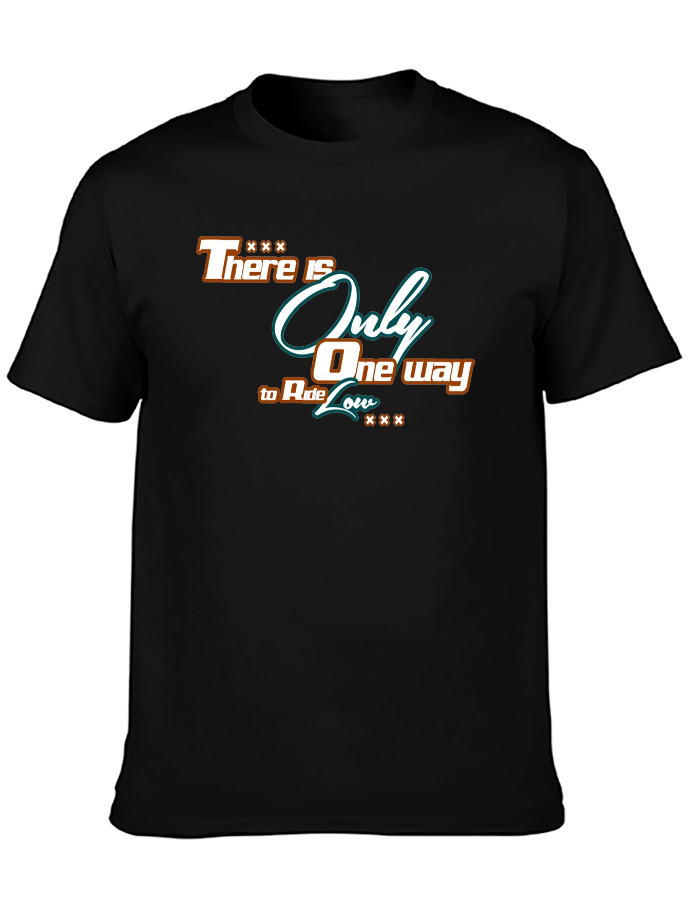 Ride Low Graphic T-Shirt - Stylish Cotton Tee