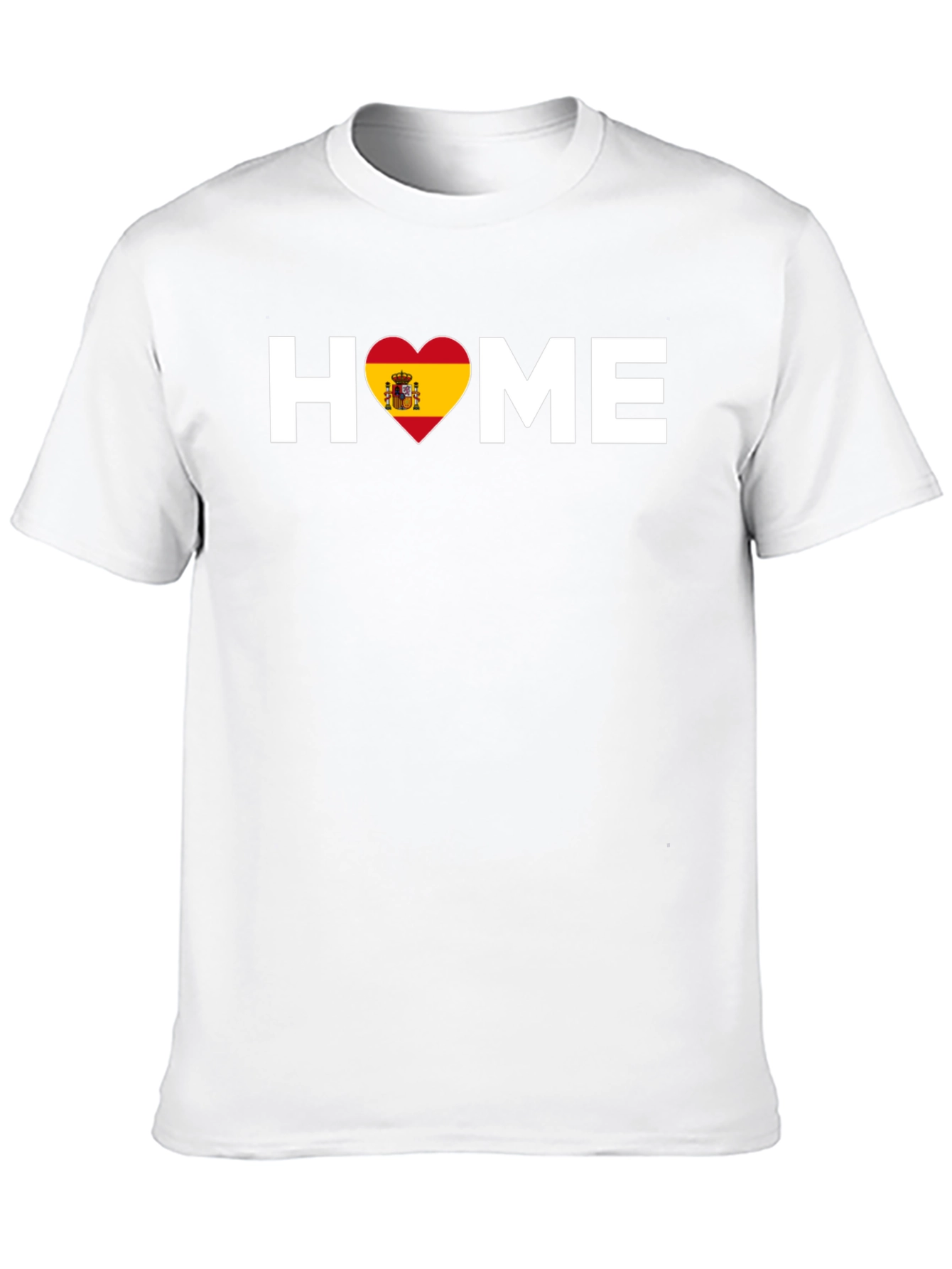 Spain Heart Home T-Shirt - Spanish Pride Tee