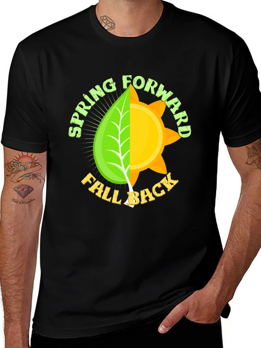 Spring Forward Fall Back Graphic T-Shirt