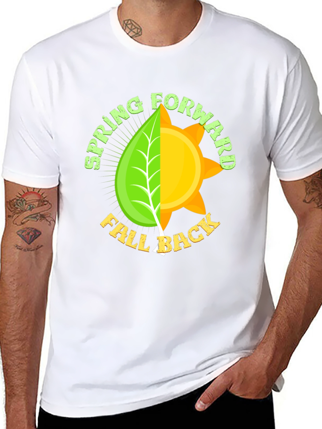 Spring Forward Fall Back Graphic T-Shirt