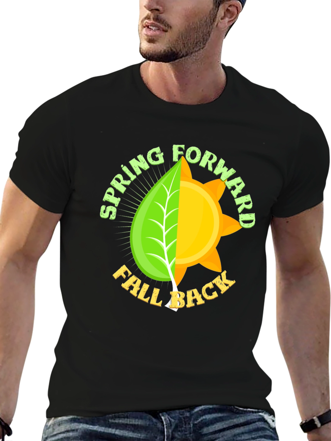 Spring Forward Fall Back Graphic T-Shirt