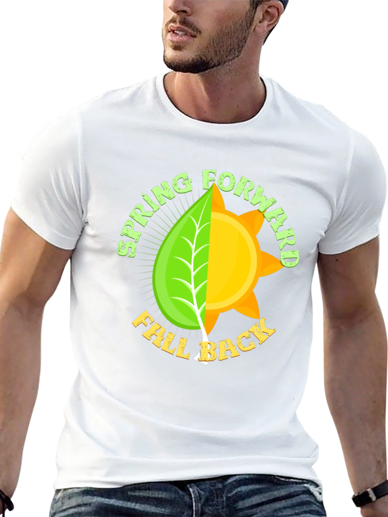 Spring Forward Fall Back Graphic T-Shirt