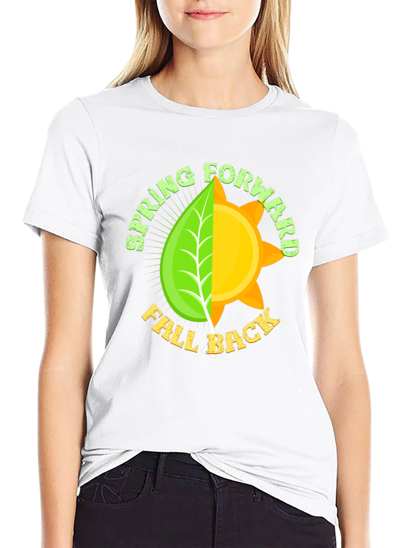 Spring Forward Fall Back Graphic T-Shirt