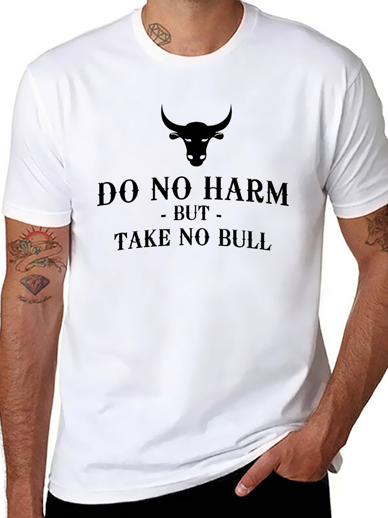 Do No Harm Take No Bull Graphic T-Shirt