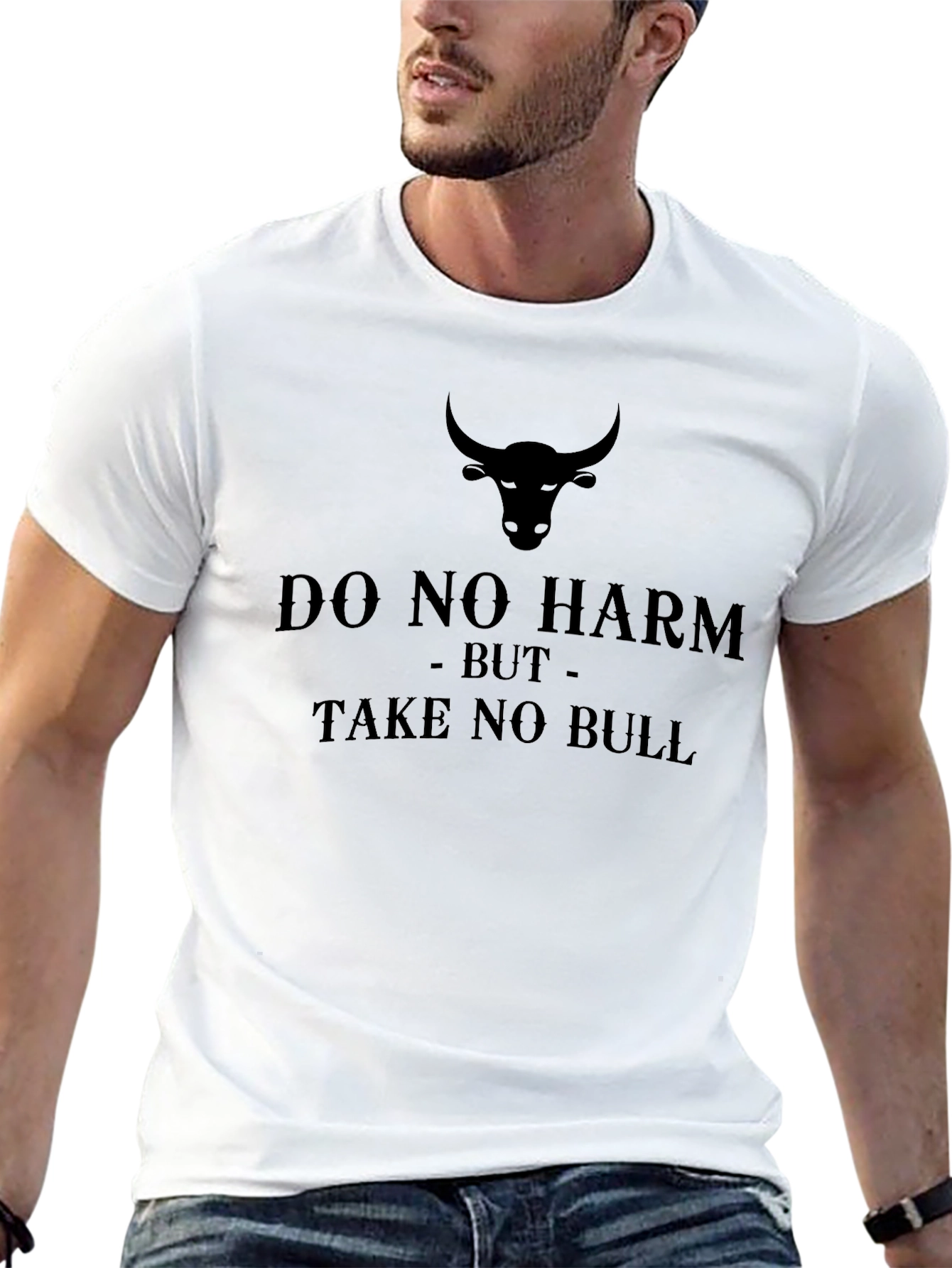 Do No Harm Take No Bull Graphic T-Shirt