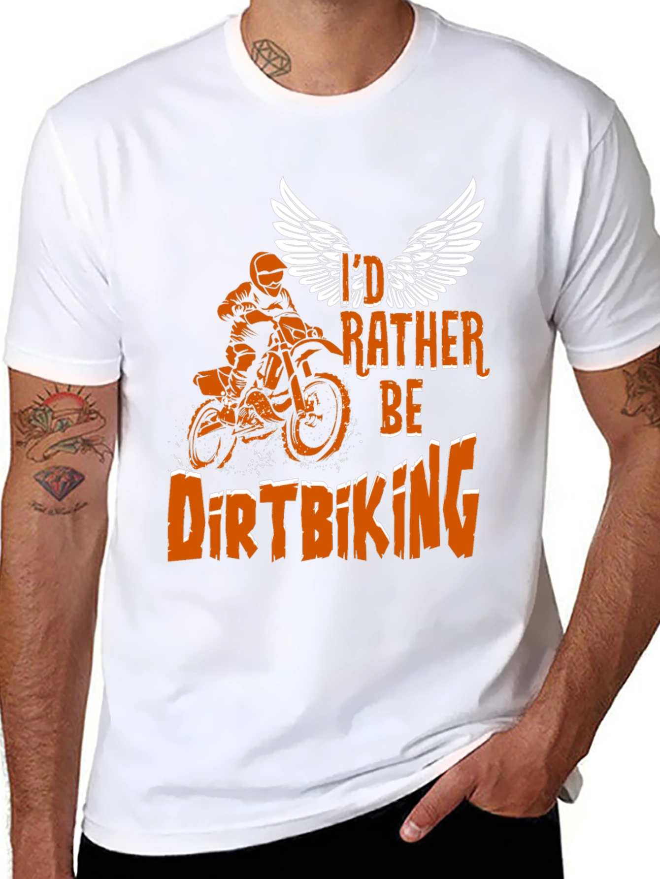 Dirt Biking T-Shirt - Id Rather Be Riding