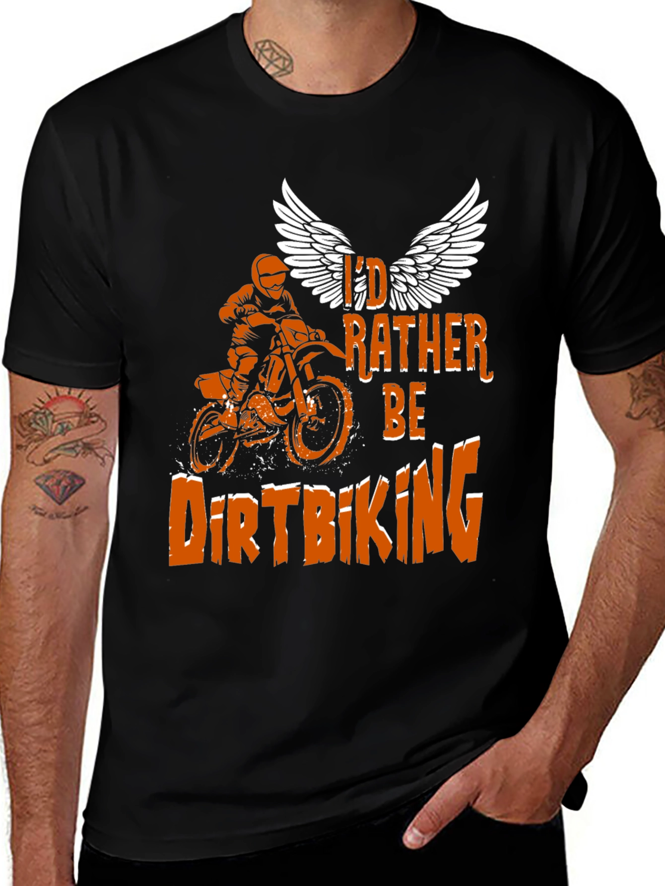 Dirt Biking T-Shirt - Id Rather Be Riding