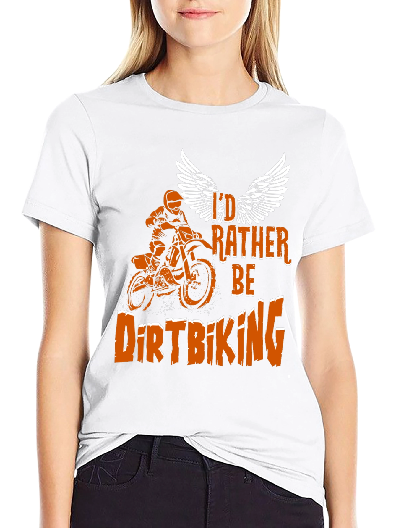 Dirt Biking T-Shirt - Id Rather Be Riding