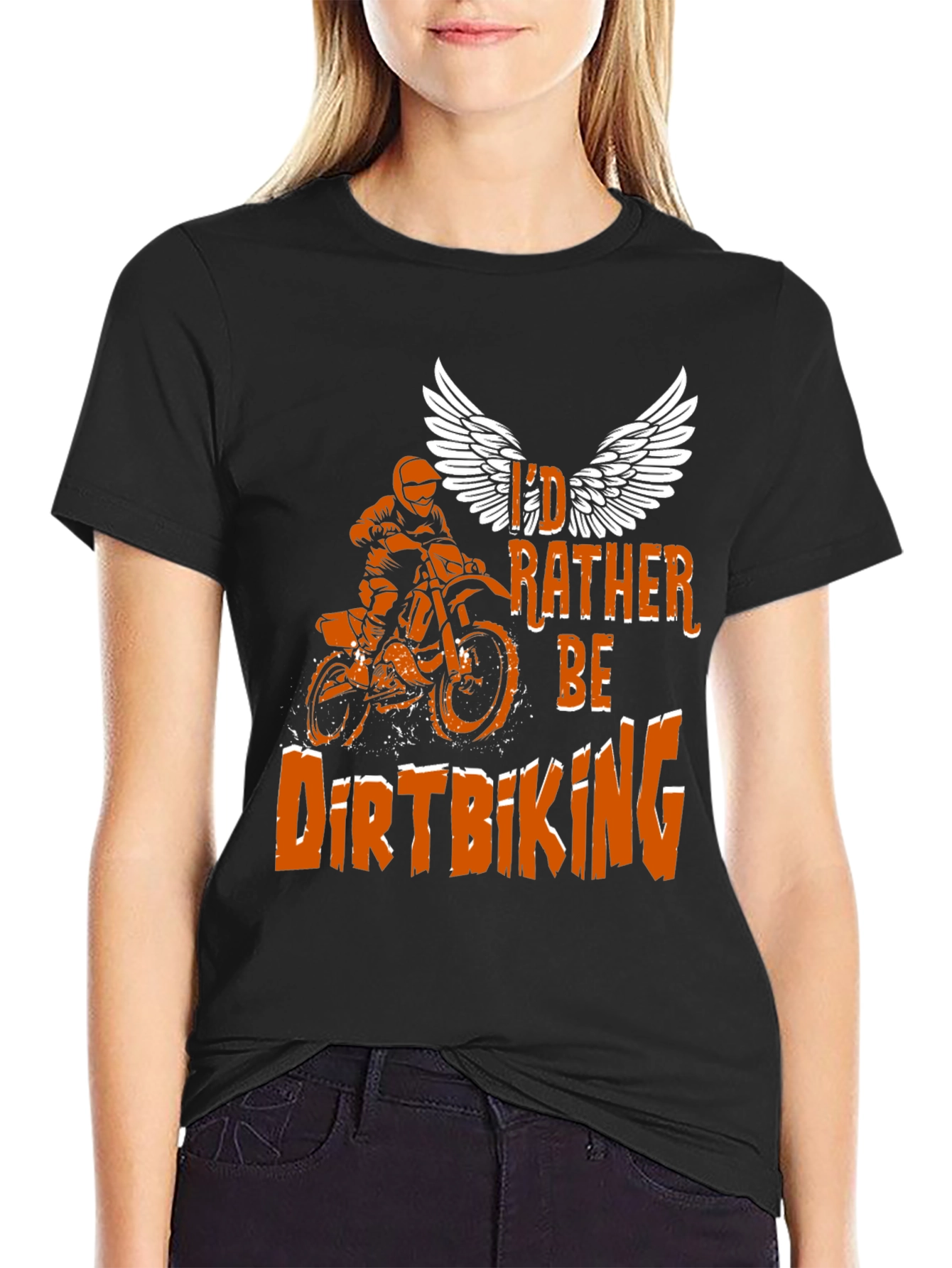 Dirt Biking T-Shirt - Id Rather Be Riding