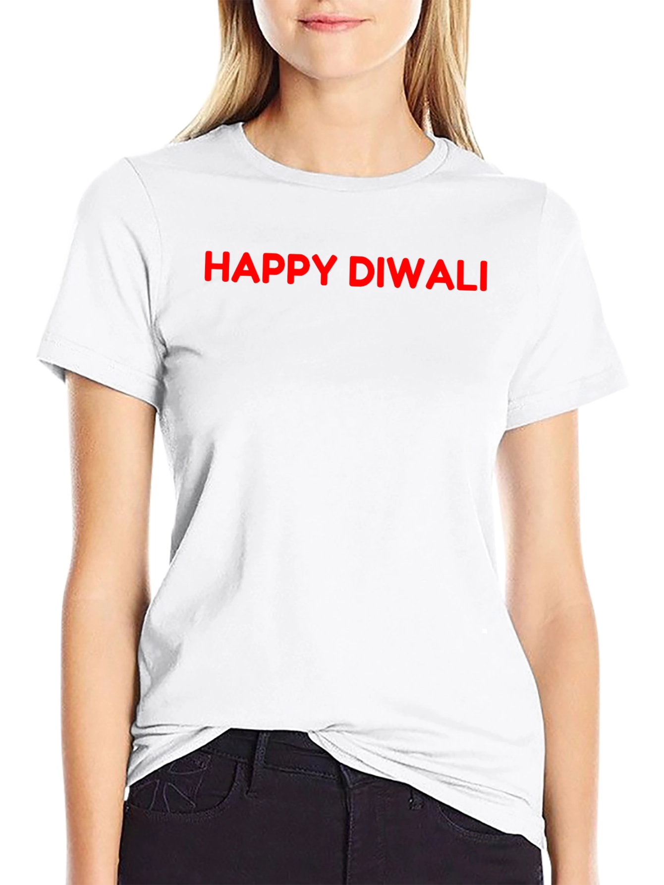 Happy Diwali Black T-Shirt