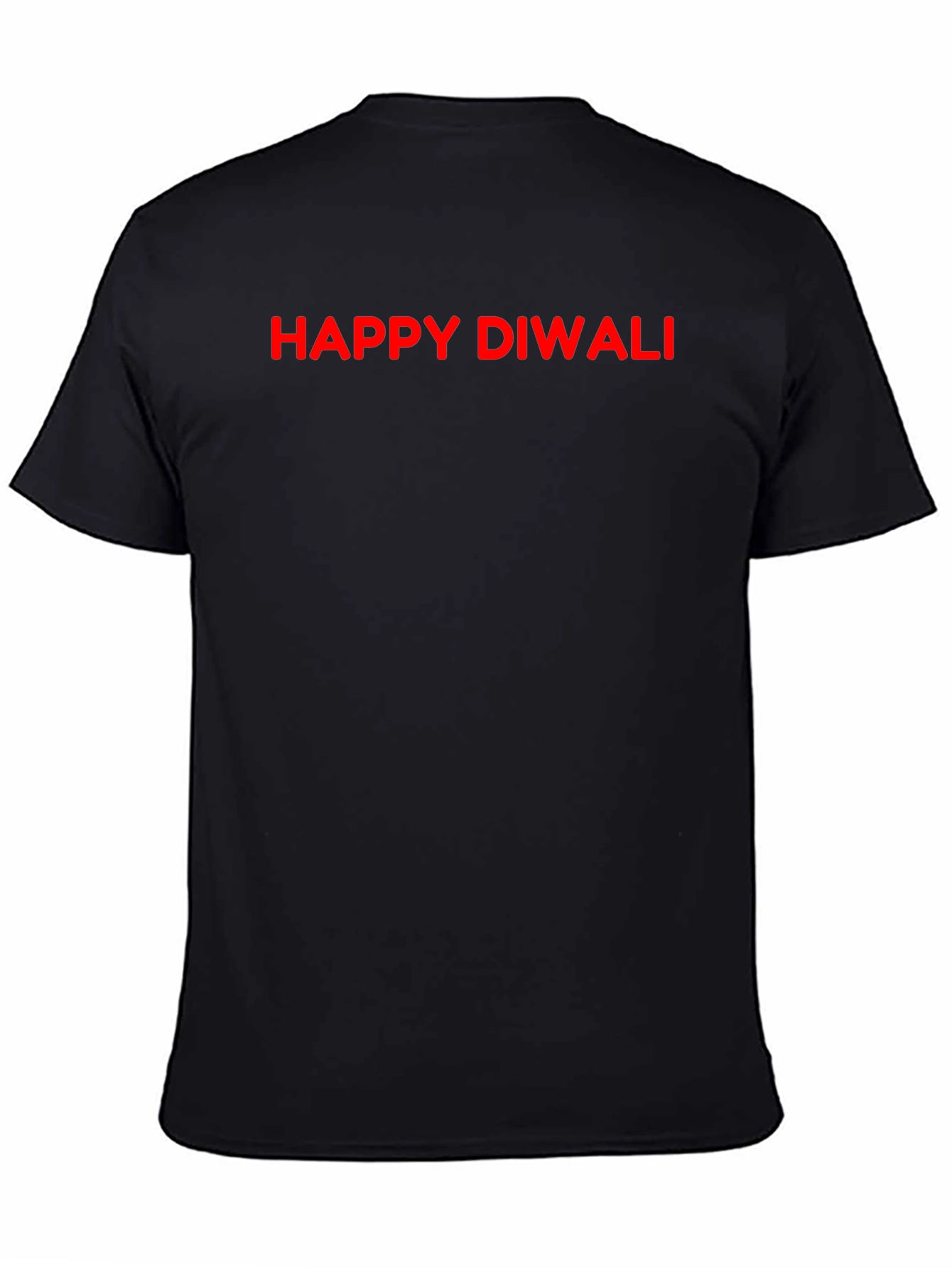 Happy Diwali Black T-Shirt