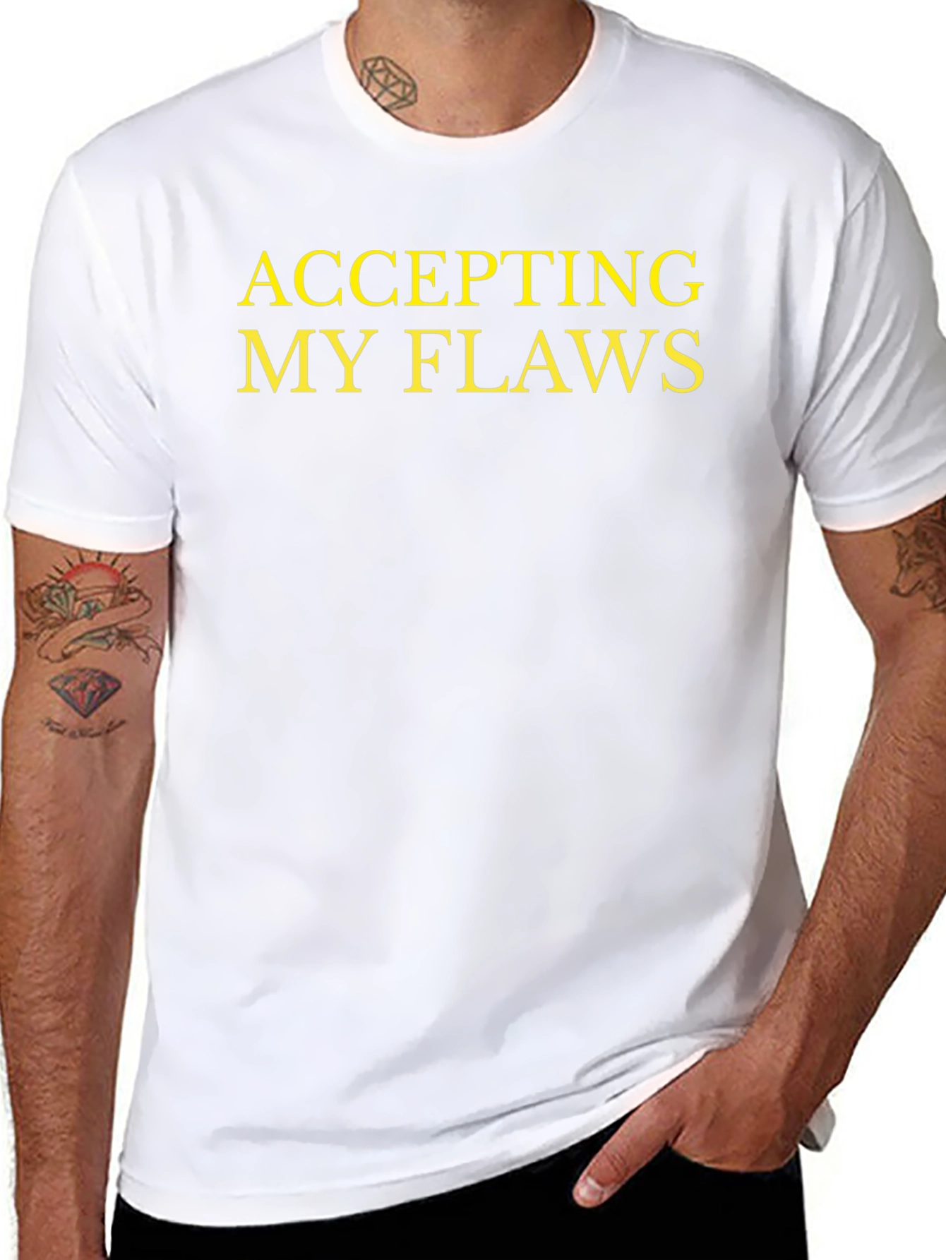 Accepting My Flaws Graphic Tee