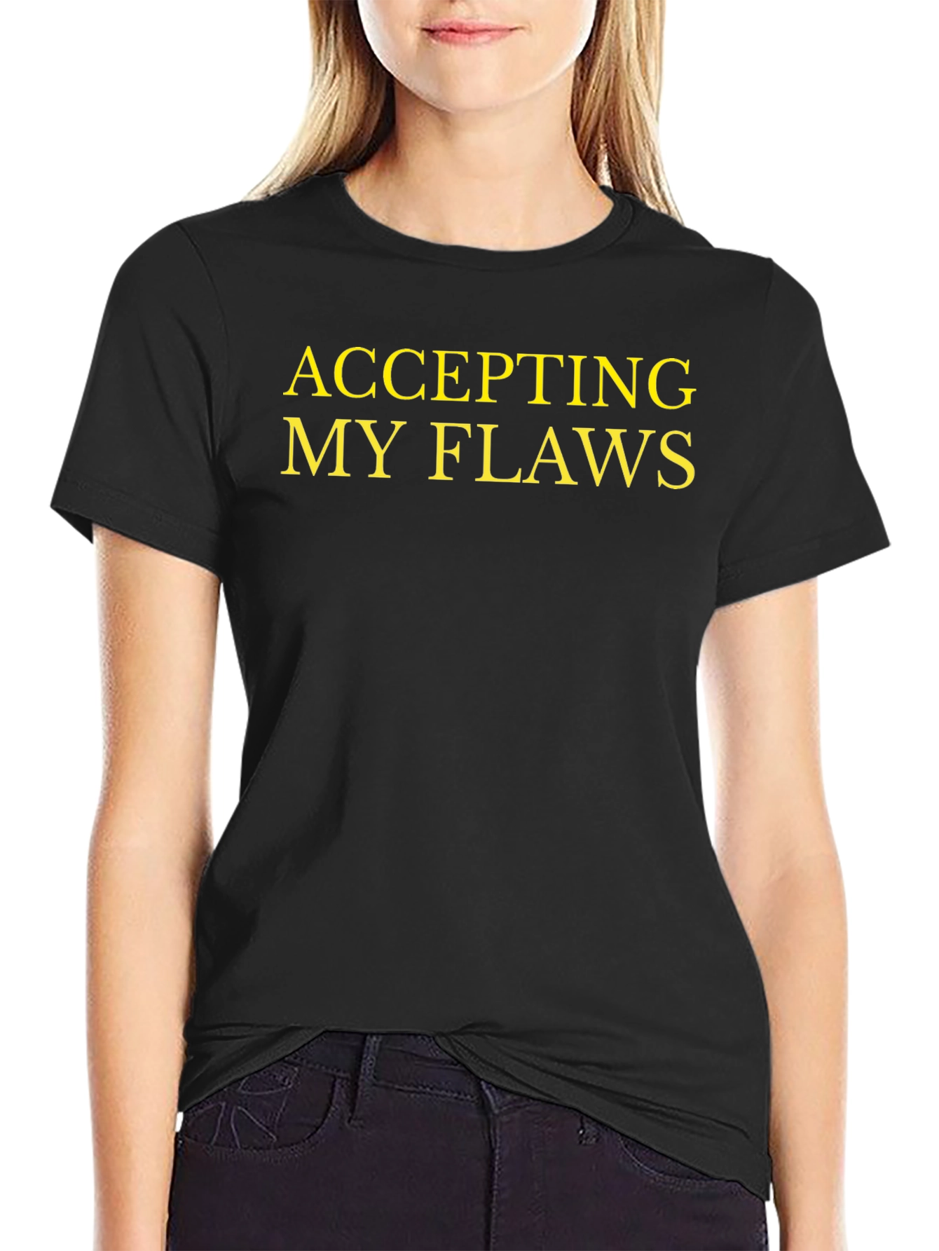Accepting My Flaws Graphic Tee