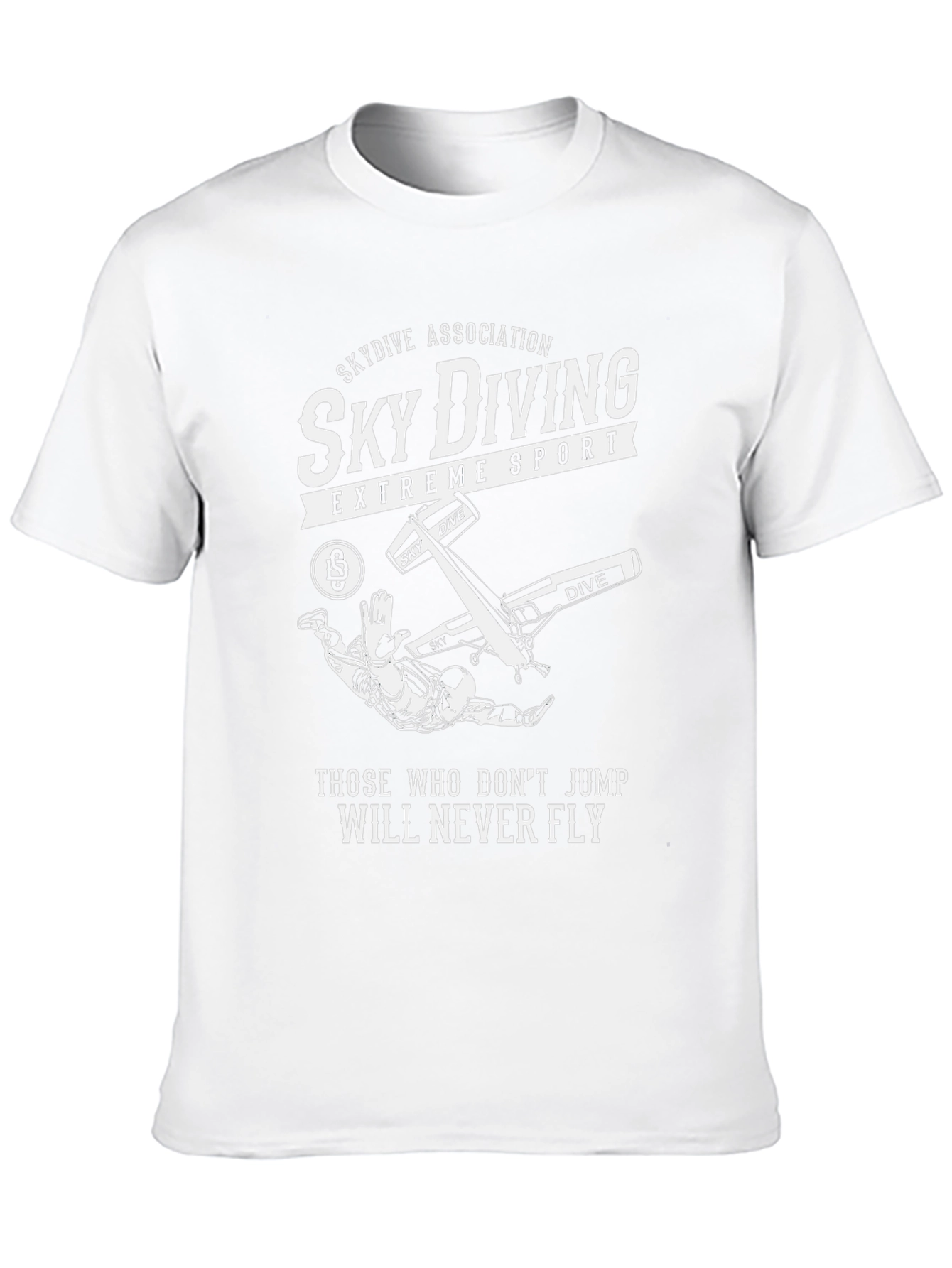 Skydiving Extreme Sport Graphic T-Shirt