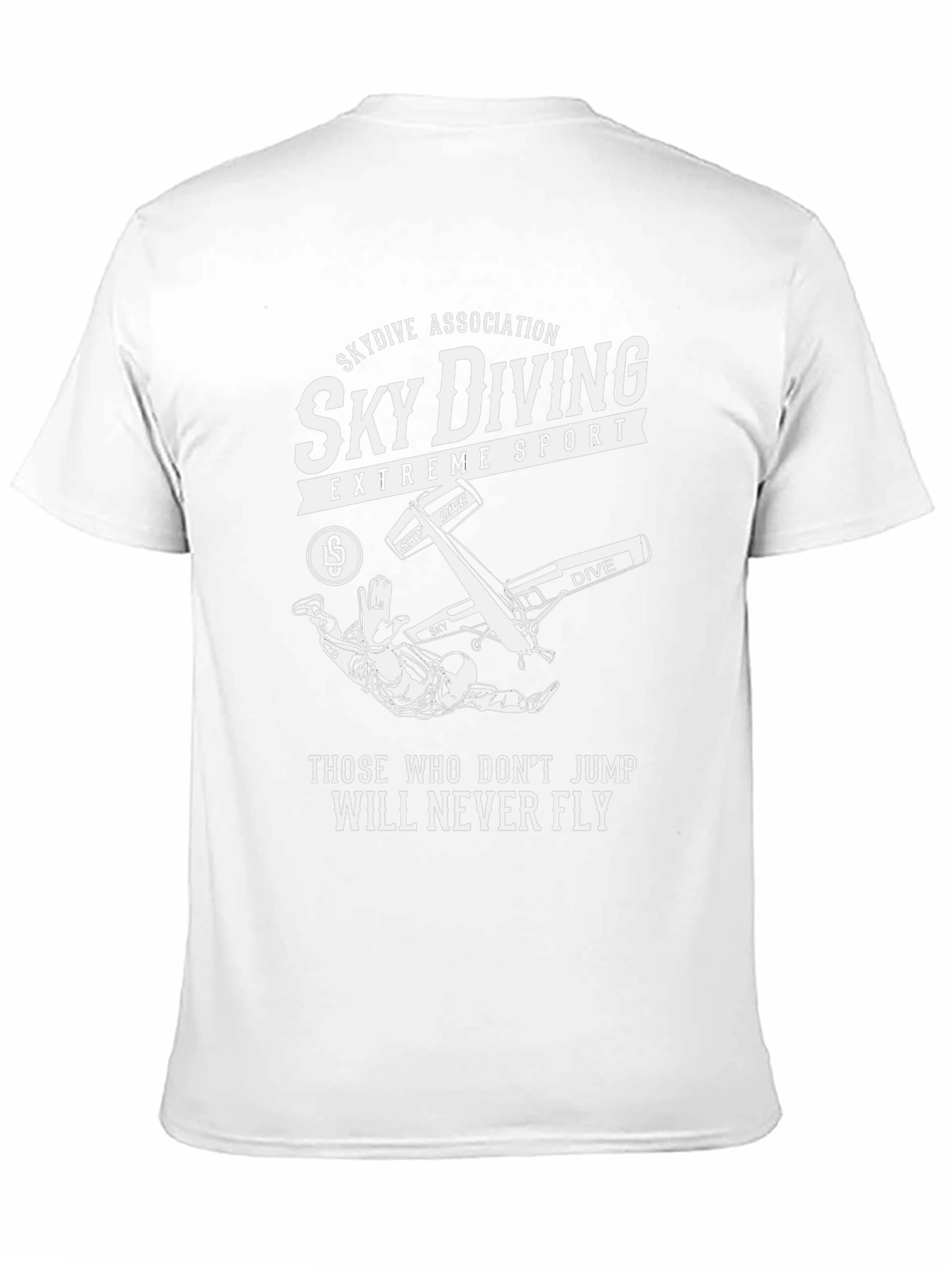 Skydiving Extreme Sport Graphic T-Shirt