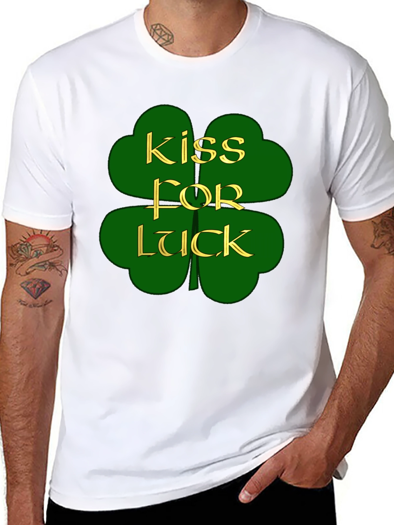 Kiss for Luck St. Patricks Day T-Shirt