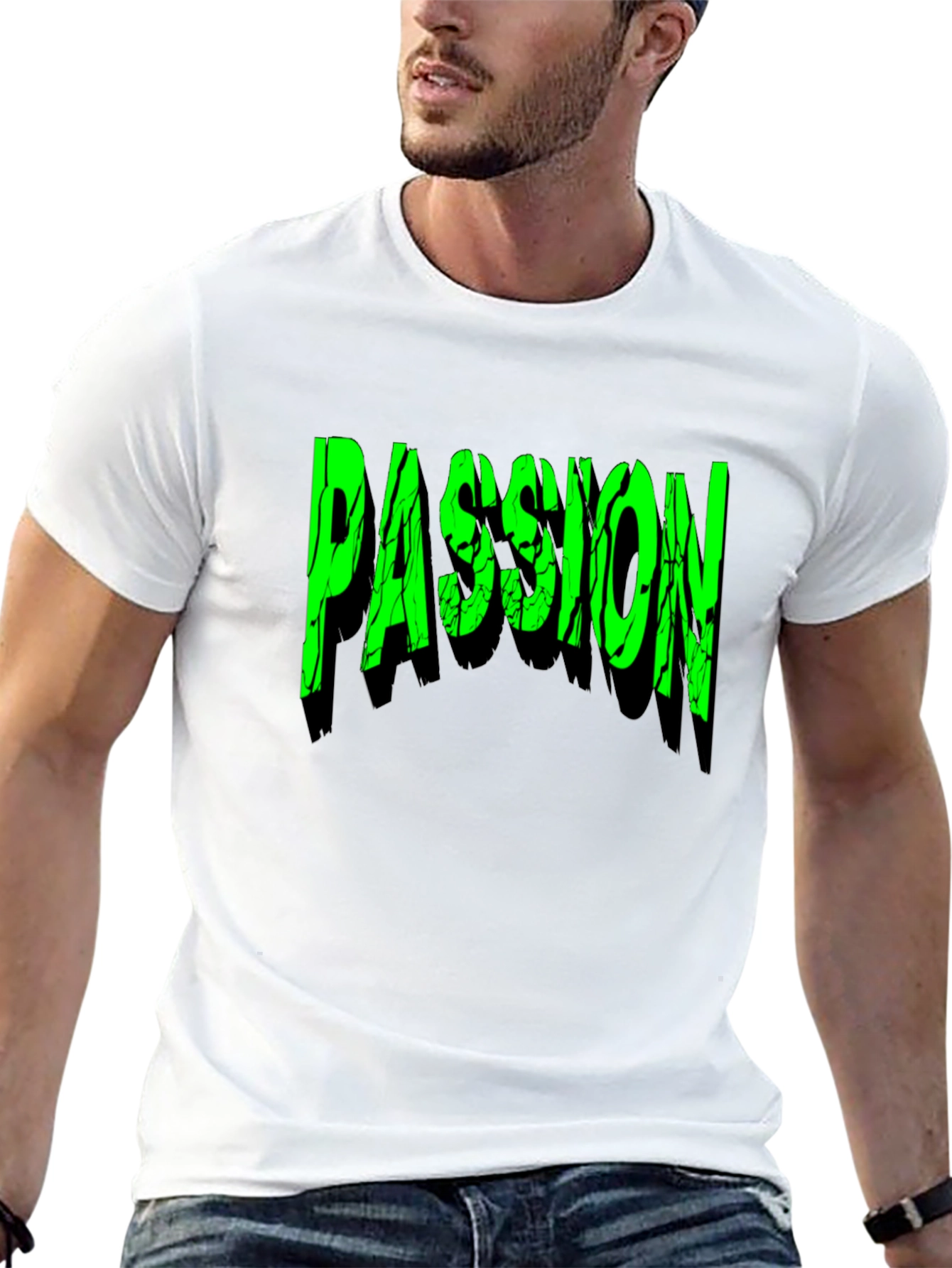 Passion Graphic Tee - Stylish Mens T-Shirt