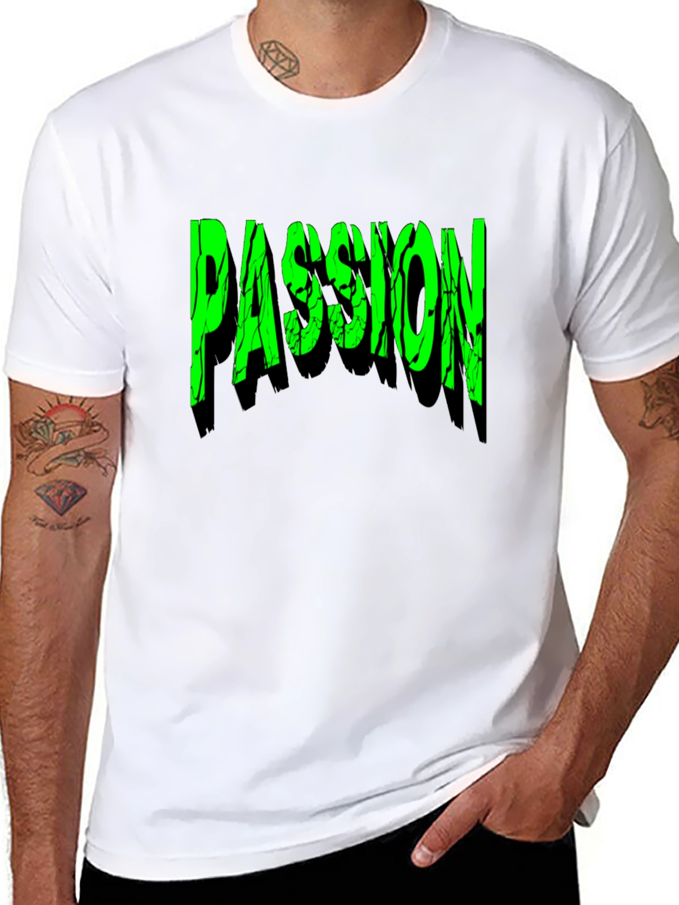 Passion Graphic Tee - Stylish Mens T-Shirt