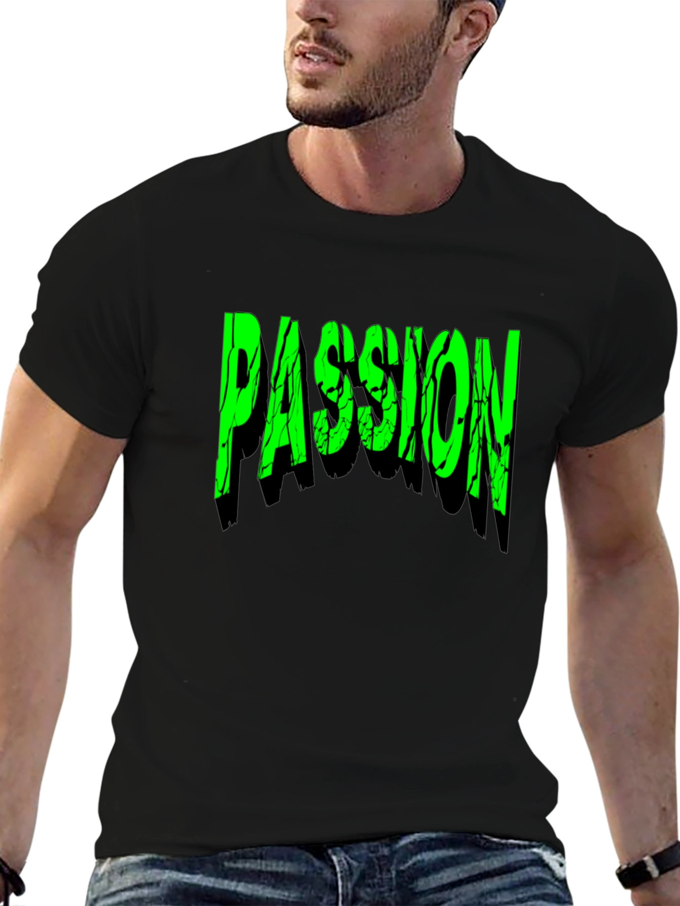 Passion Graphic Tee - Stylish Mens T-Shirt