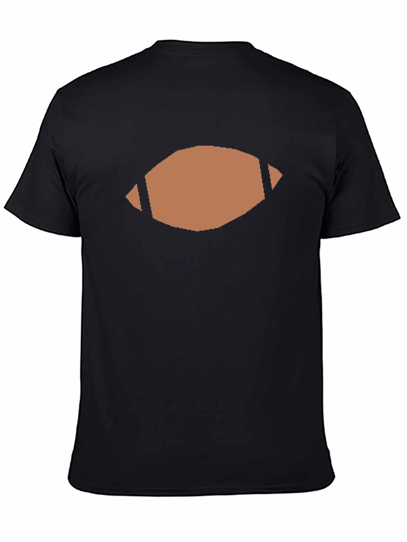 Football Graphic Tee - Casual Black T-Shirt