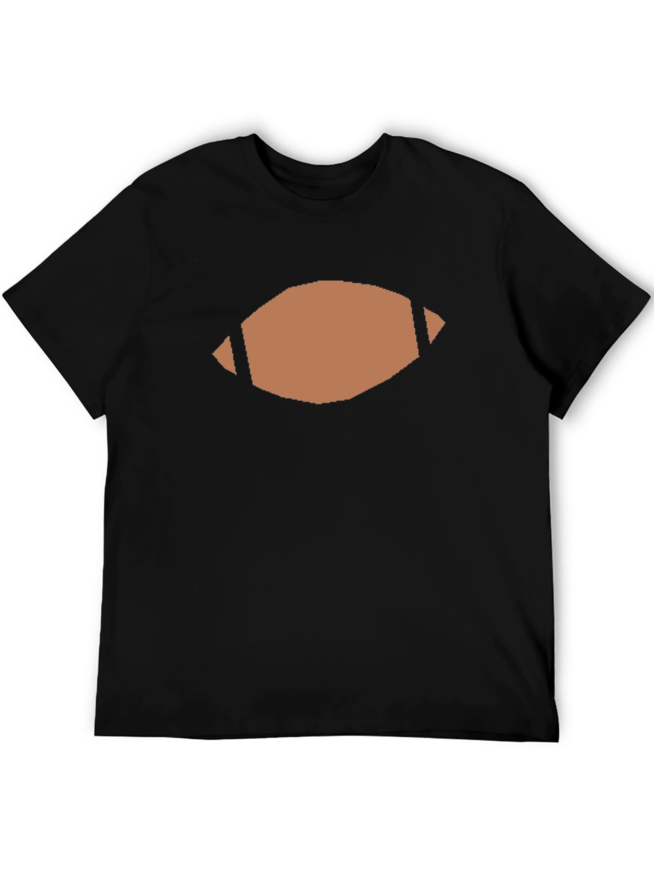 Football Graphic Tee - Casual Black T-Shirt