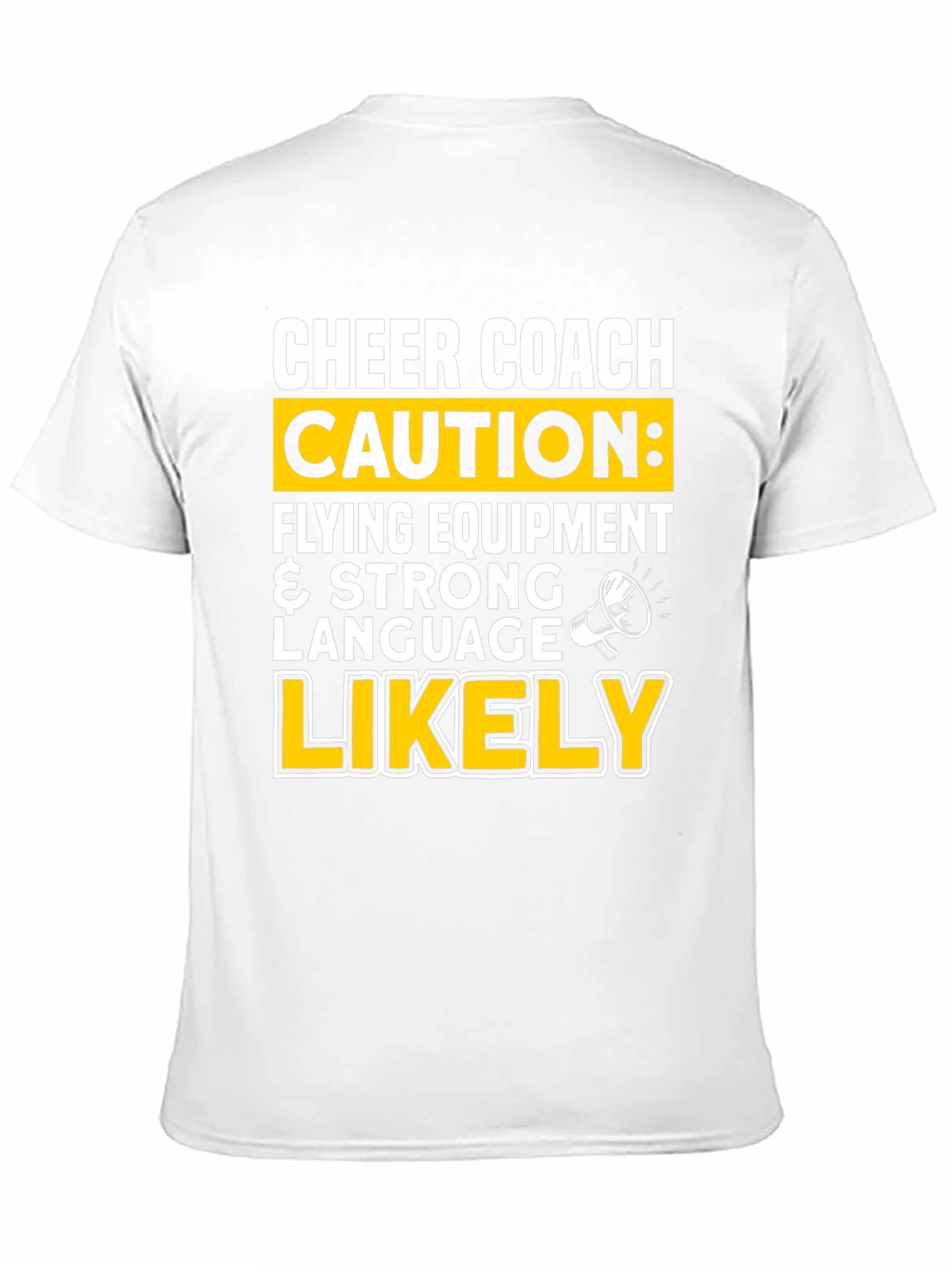 Cheer Coach Caution T-Shirt