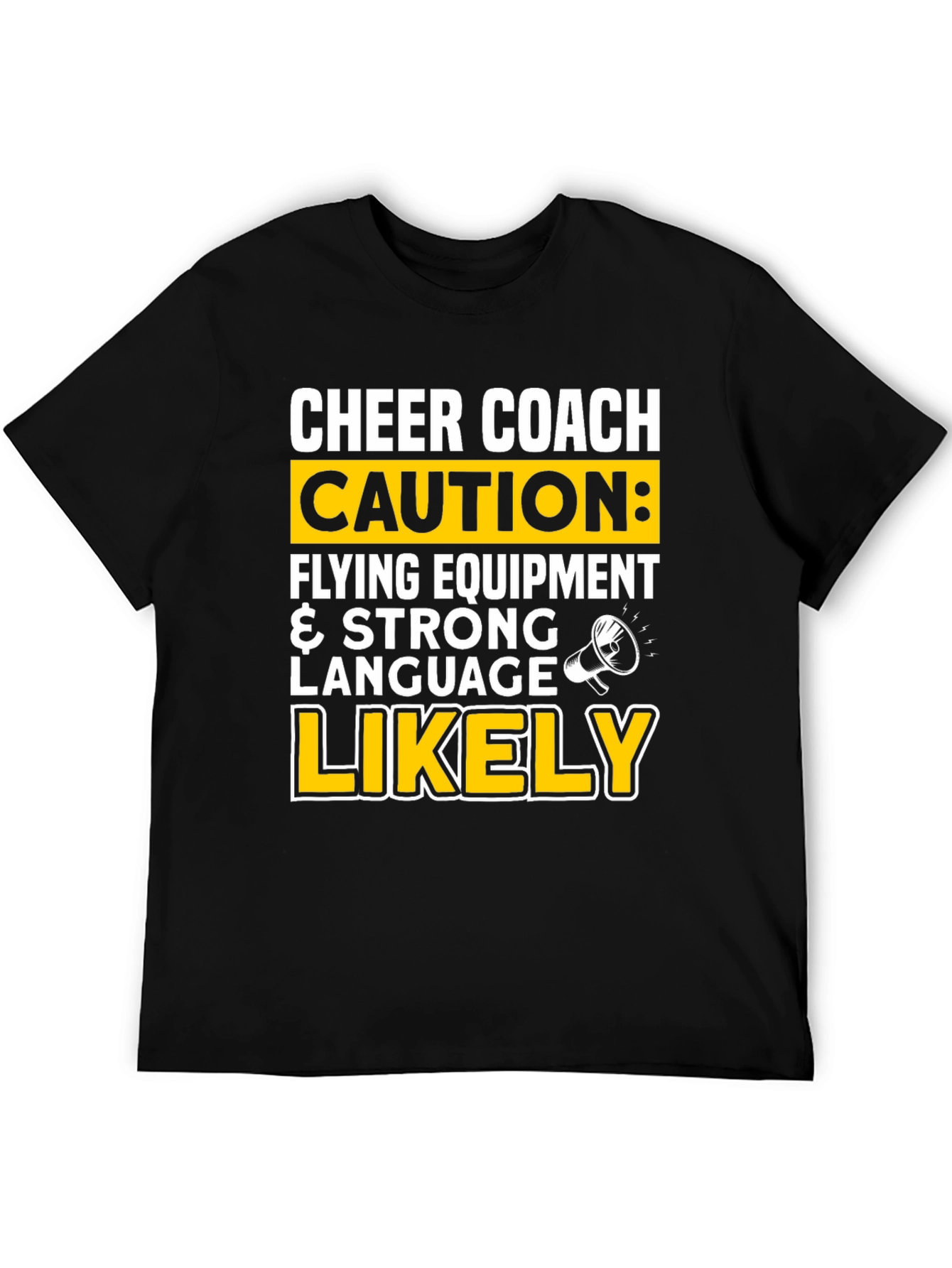 Cheer Coach Caution T-Shirt