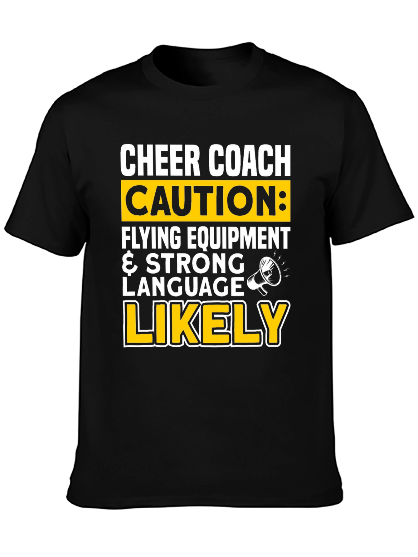 Cheer Coach Caution T-Shirt