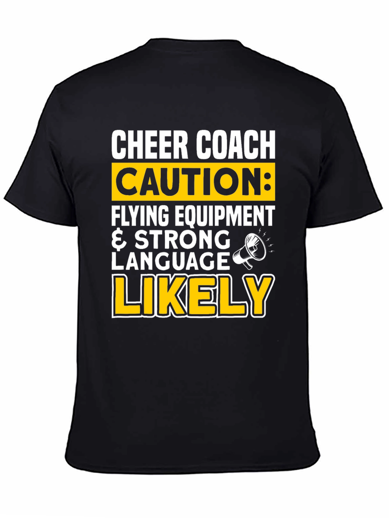 Cheer Coach Caution T-Shirt