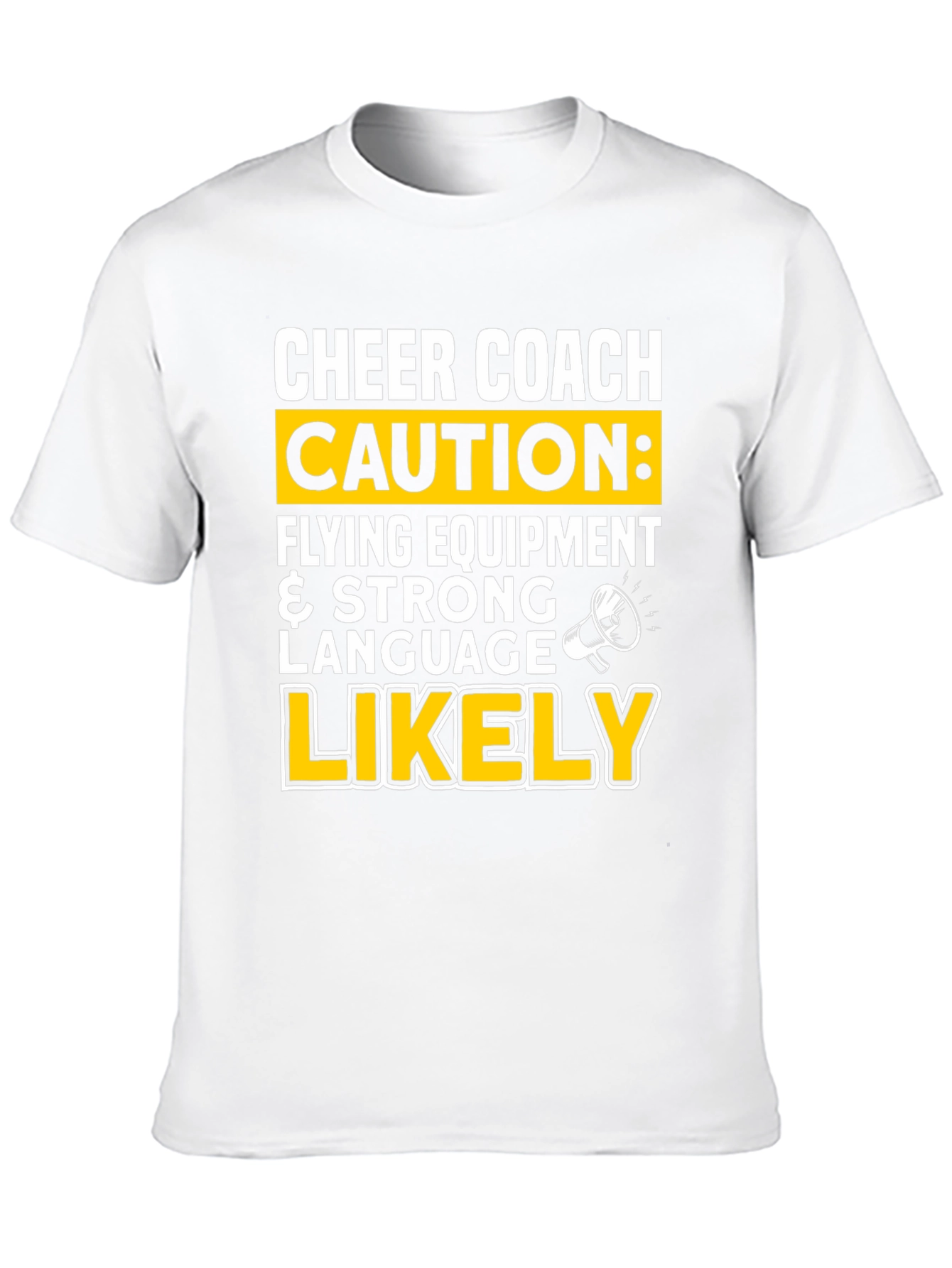 Cheer Coach Caution T-Shirt