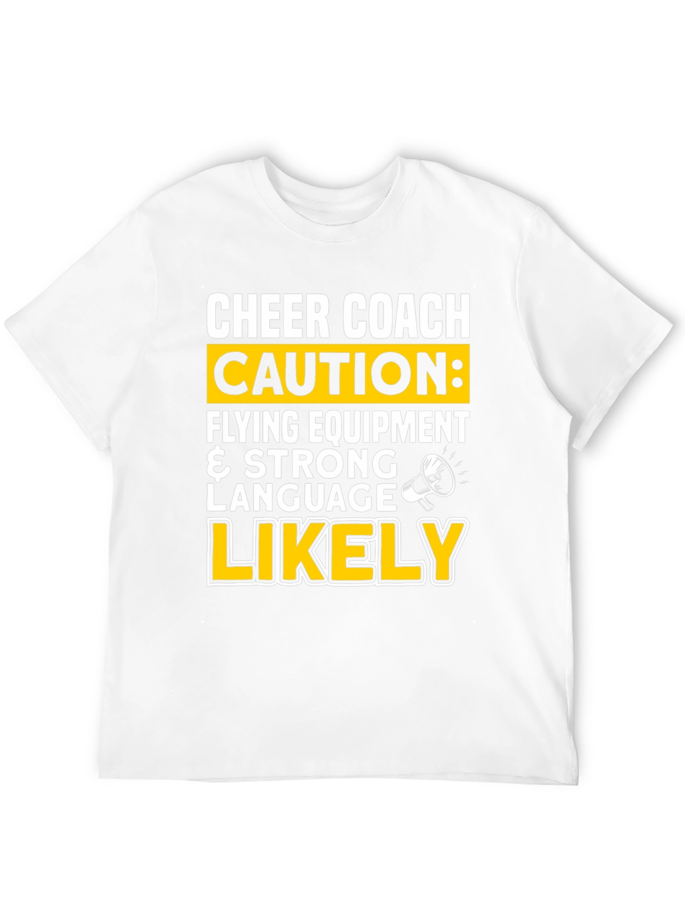 Cheer Coach Caution T-Shirt