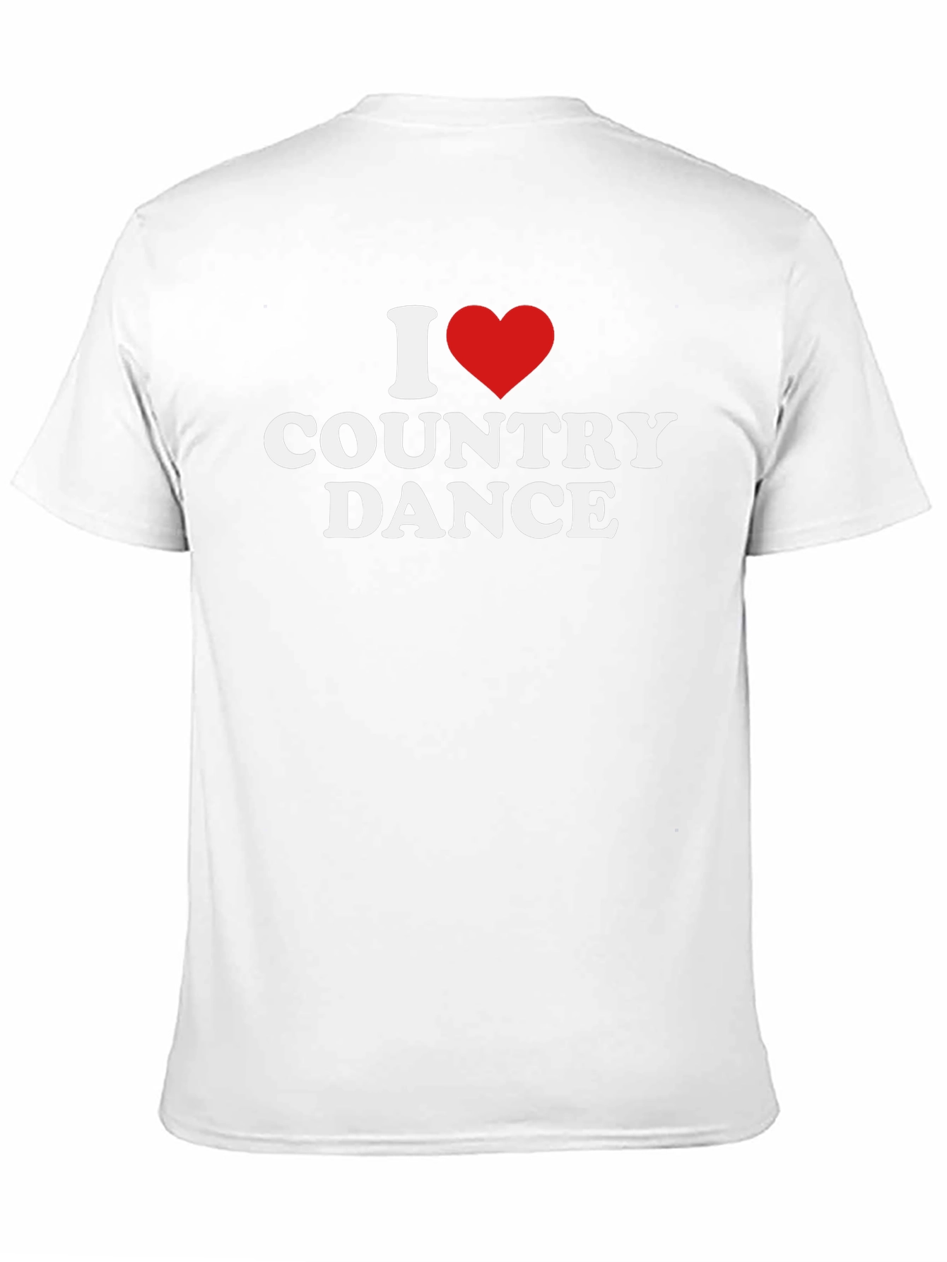 I Heart Country Dance Black Graphic Tee