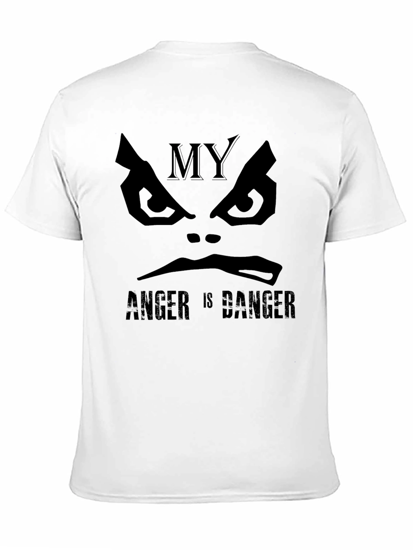My Anger Is Danger Black Graphic Tee
