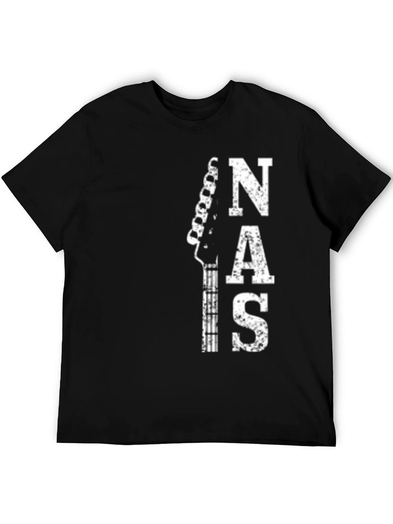 NAS is Guitar Black T-Shirt